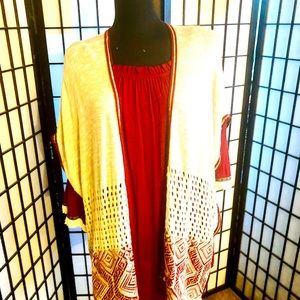 Dress and sweater vest